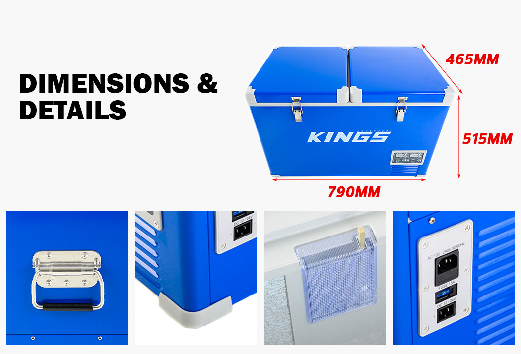 kings 70l fridge